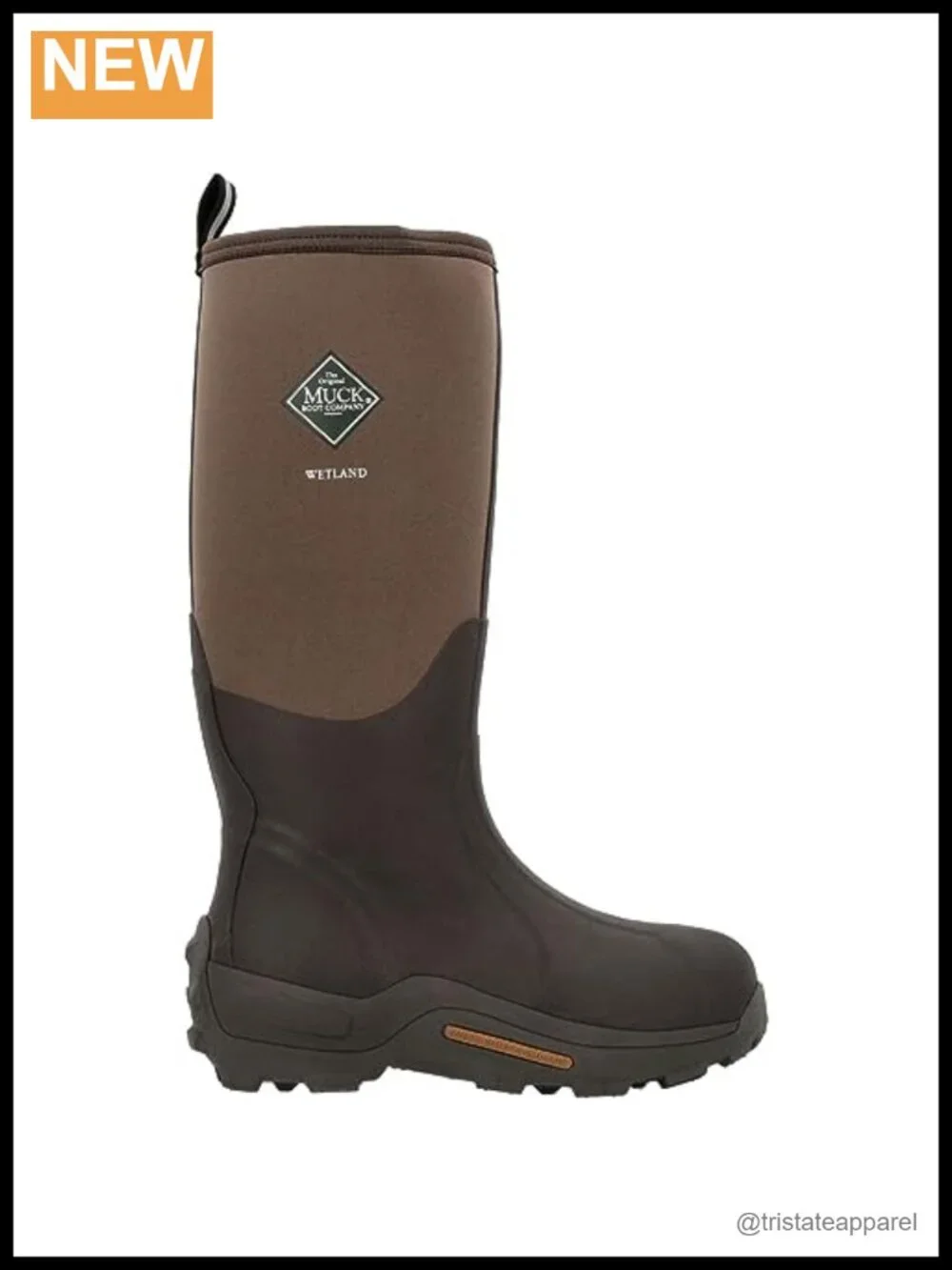 Men's Wetland Pull-On Boots, Waterproof Neoprene Hunting Boots, Mid-Calf